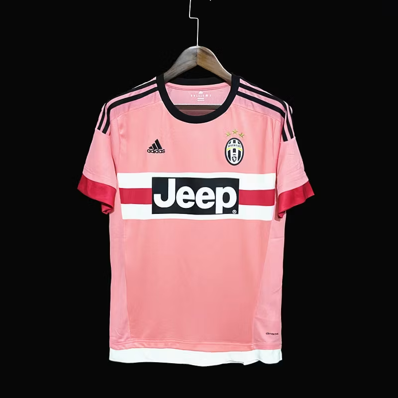Juventus Maillot Retro Rose Jeep 2015